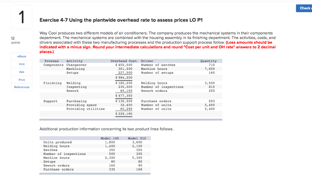  Thank You for your help! Check a Exercise 4-7 Using the