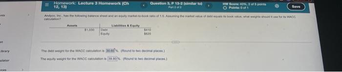  nex lator rees Homework Lecture 3 Homework (Ch Question 3, P