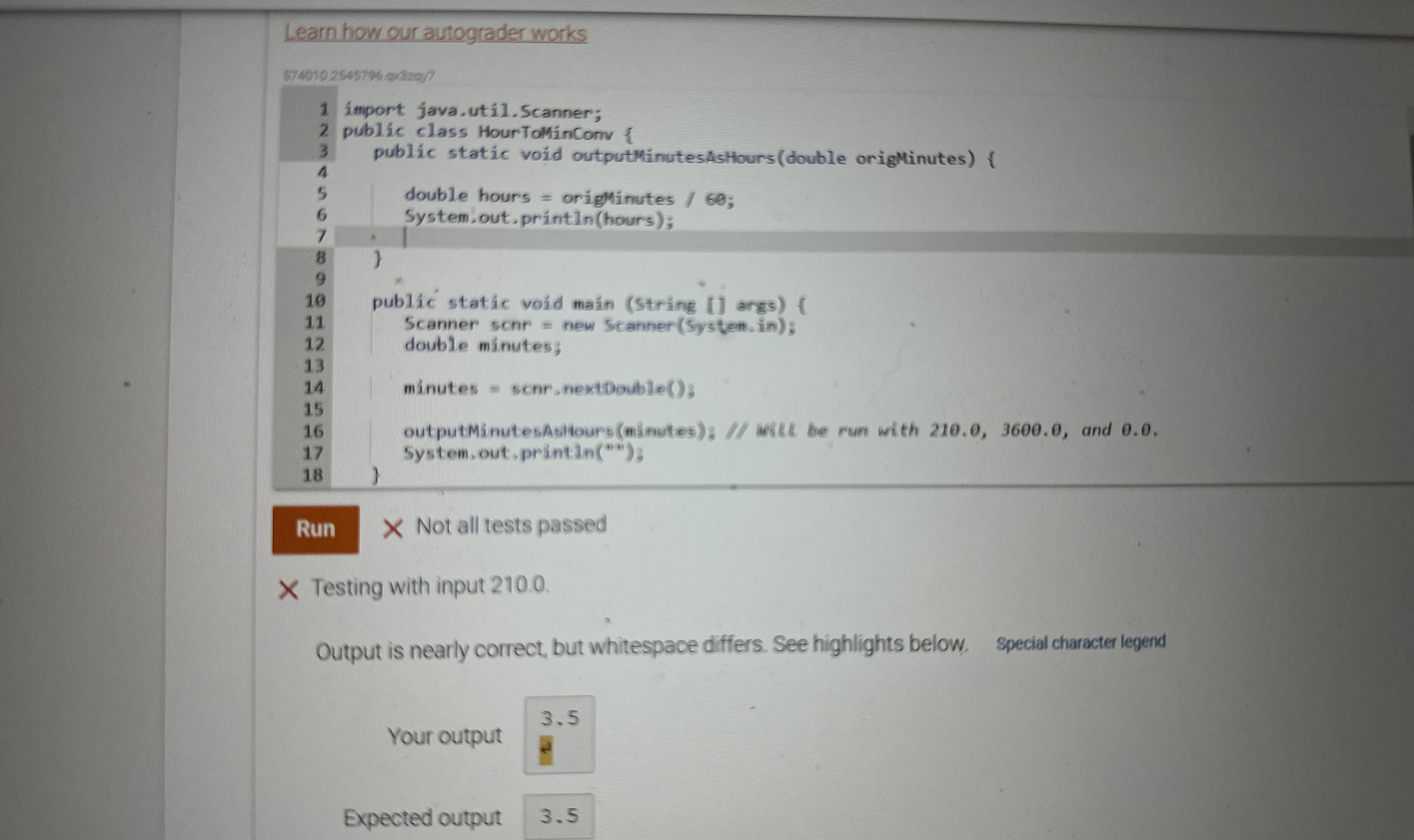  What do i need to correct in my code in order