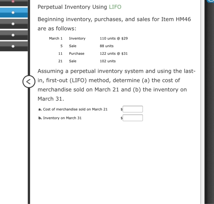 perpetual inventory using lifo Perpetual Inventory Using LIFO Beginning inventory, purchases, and