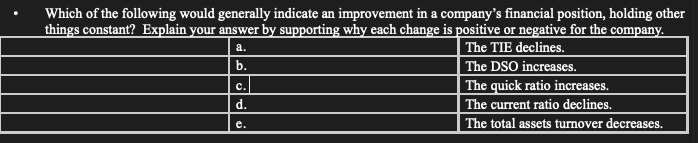 Please explain how you got the answer! thanks!! a. Which of