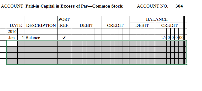 December 31, 2016. Analyze: Assume that the firm declared and issued a