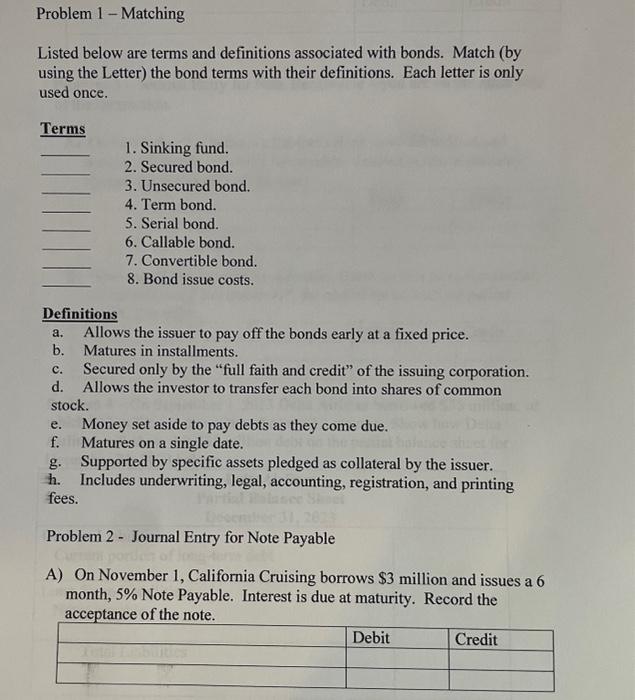  B) Now record the appropriate Adjusting Entry for this Note Payable