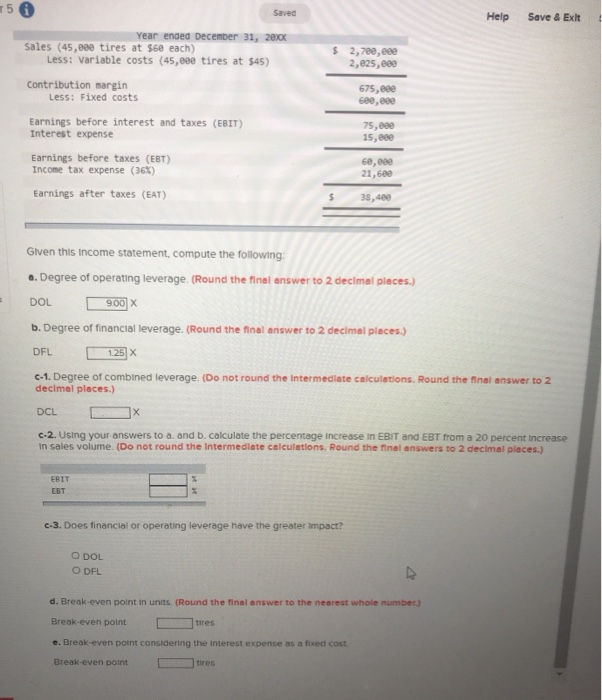  Help Save & Exit $ 2,700, eee 2,025, eee 50 Saved