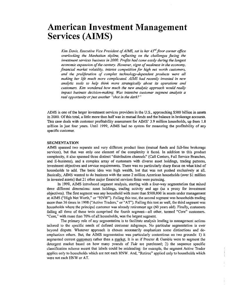 What are your overall recommendations to top management based on the customer