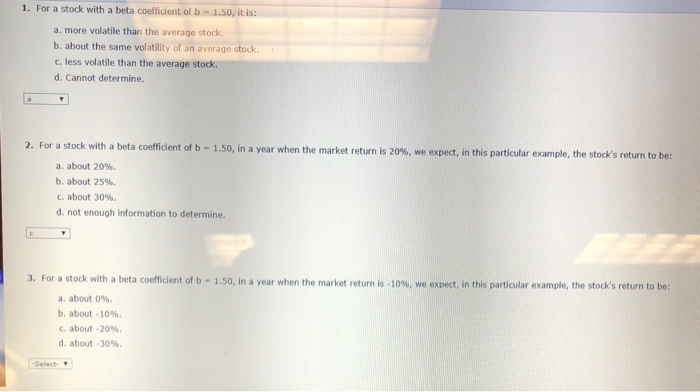 market is measured by its beta coefficient, b. When first loaded, the
