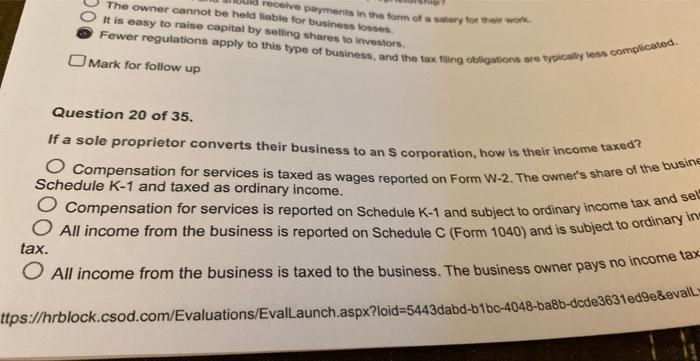  The owner cannot be held liable for busipests in the form