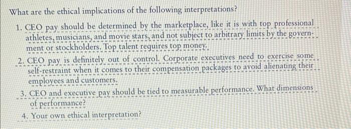  ethics exercise "Do the right thing" chapter 12 What are the