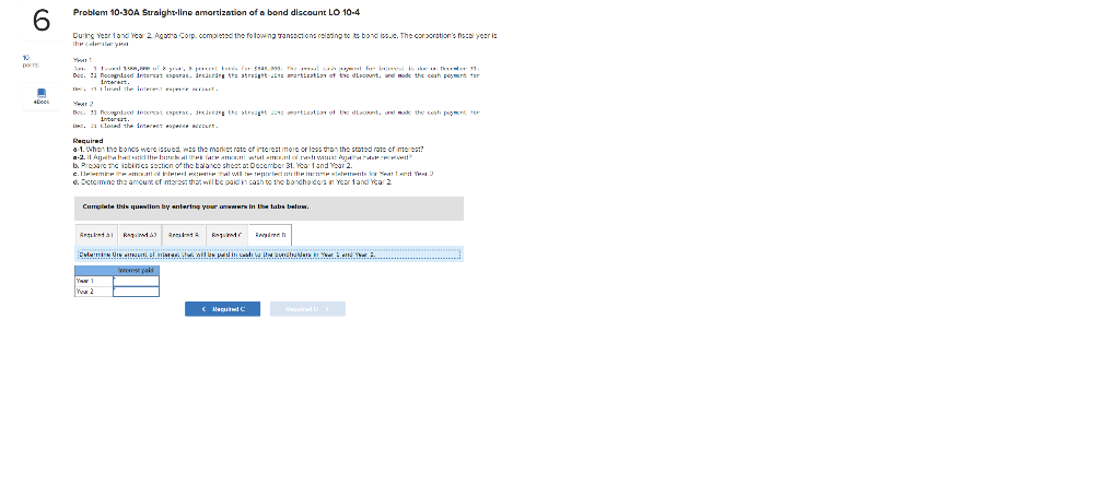 Just need help with b-d Year 1 Jan. 1 Issued $360,000 of
