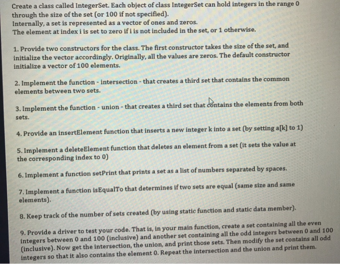  Please someone help me with this ASAP. Create a class called