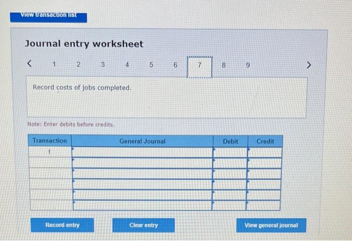 costs, $7,500. e. Applied overhead at the rate of 120% of direct
