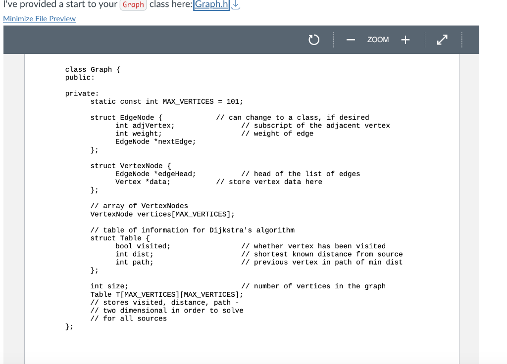 requested. The file format will be as follows. The first line will