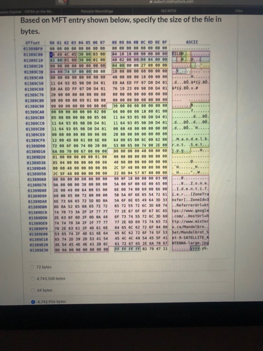  need help not sure which one is correct 52 NTFS Based