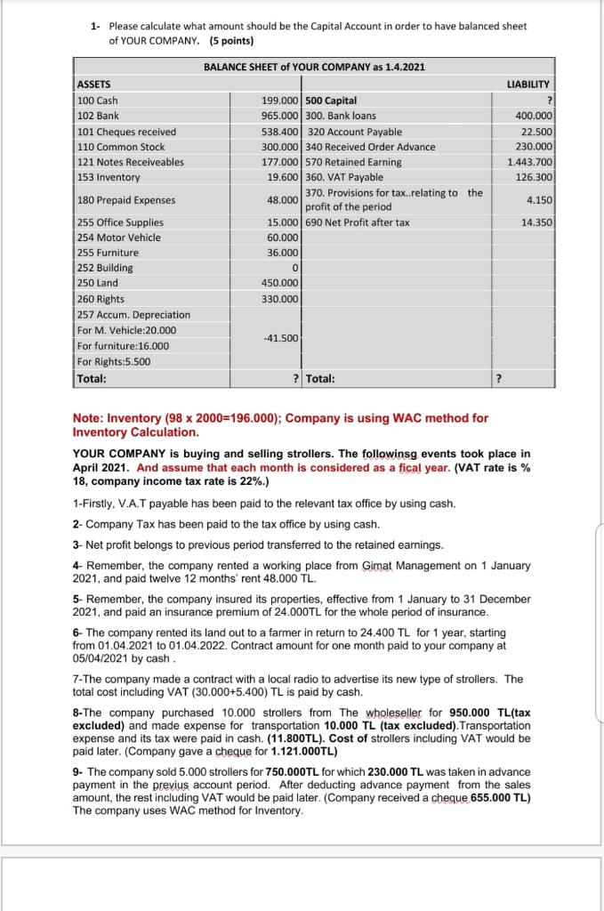 please solve it as soon as possible thanks. 10. Your company