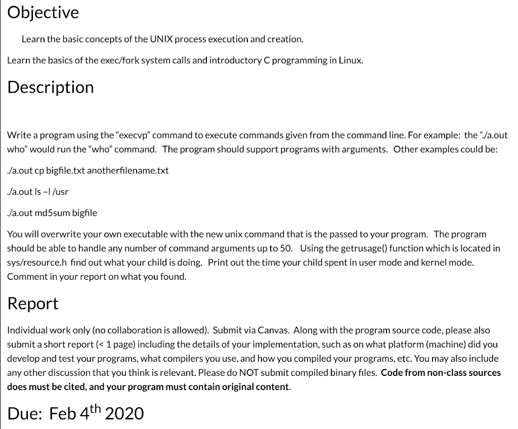 This question is related to the operating system course. Please read the