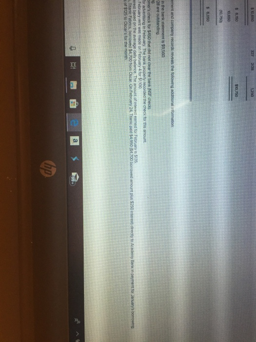 once per week The followng provides information from the company's cash ledger