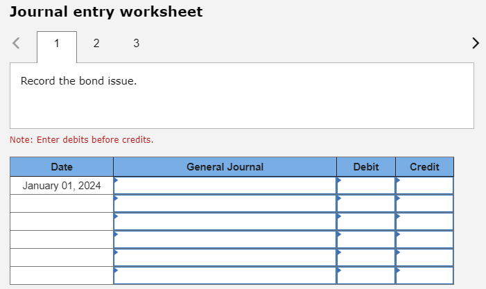 the bond issuer (LO9-5) On January 1, 2024, Universe of Fun issues
