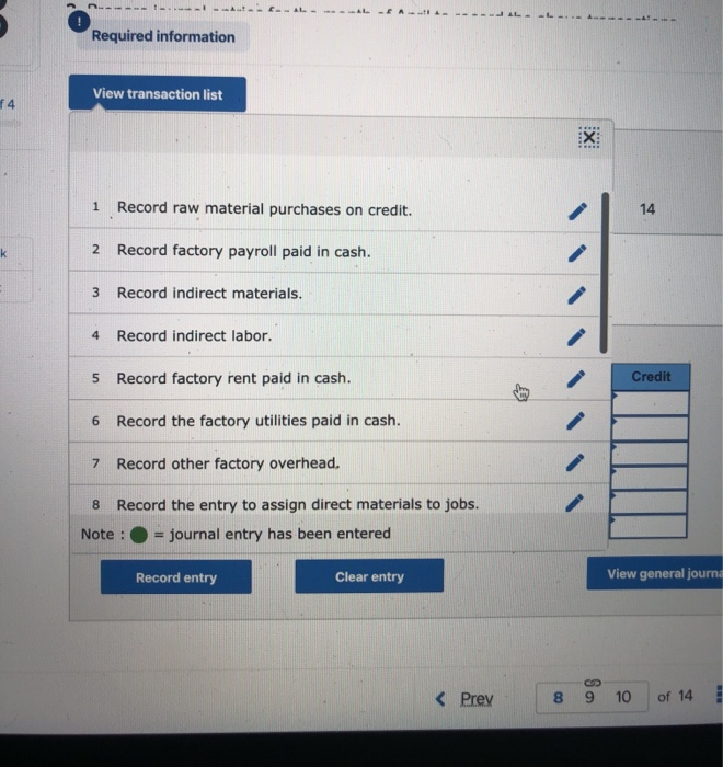 $130.000. Raw materials purchases in April are $440,000, and factory payroll cost