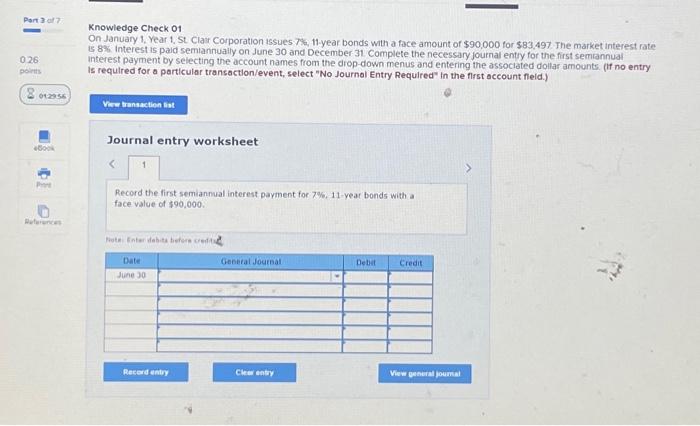  Knowledge Check o1 On January 1, Year 1, St Clar Corporation