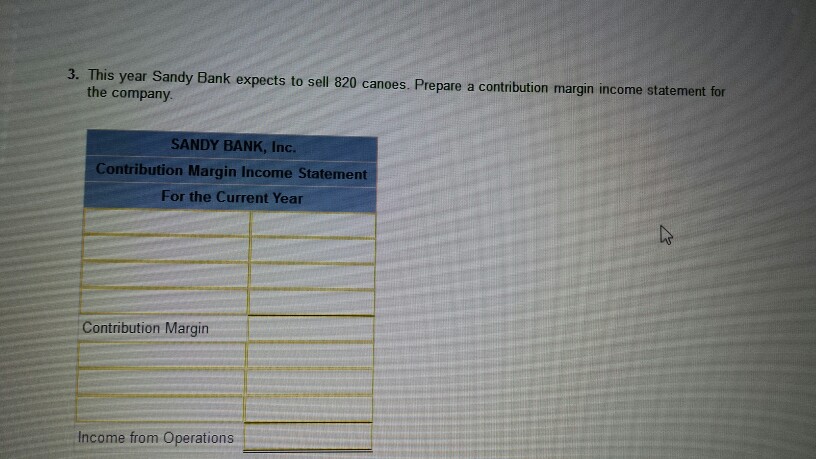 Number of Canoes Produced and sold 640 490 Total costs Variable Costs