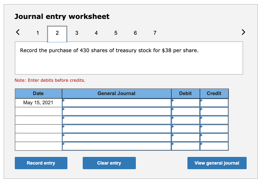 Required" in the first account field.) Problem 10-2A Part 2 2. Select