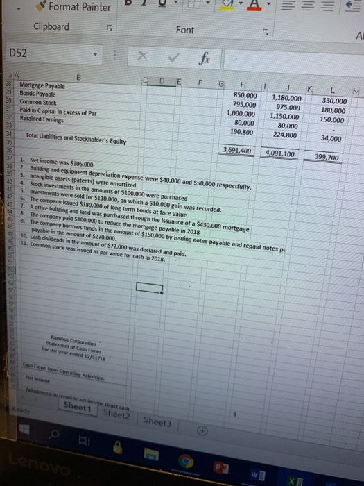 12/31/18 WA === SE stor BTU Format Painter Clipboard Font Alignment 52