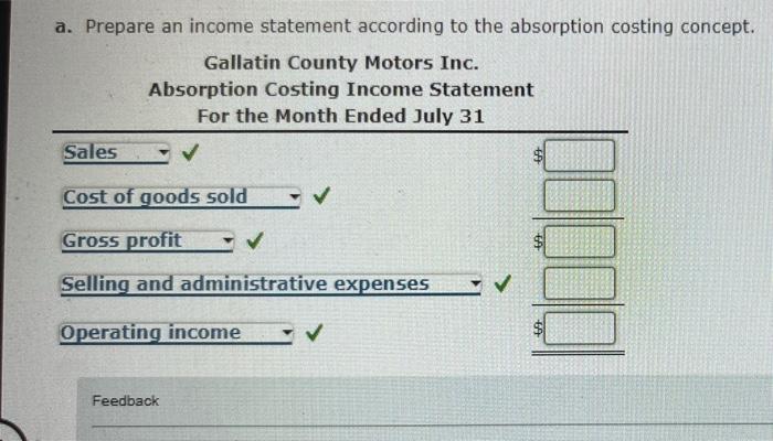 County Motors inc assembles and sells nowmobile engines. The company began operations