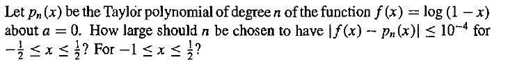  Please provide step by step and formulas used. Let pn(x) be