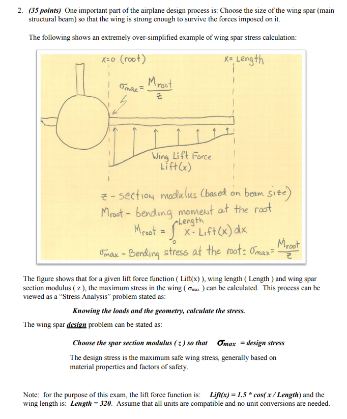 We are using python. Thanks! 2. (35 points) One important part of