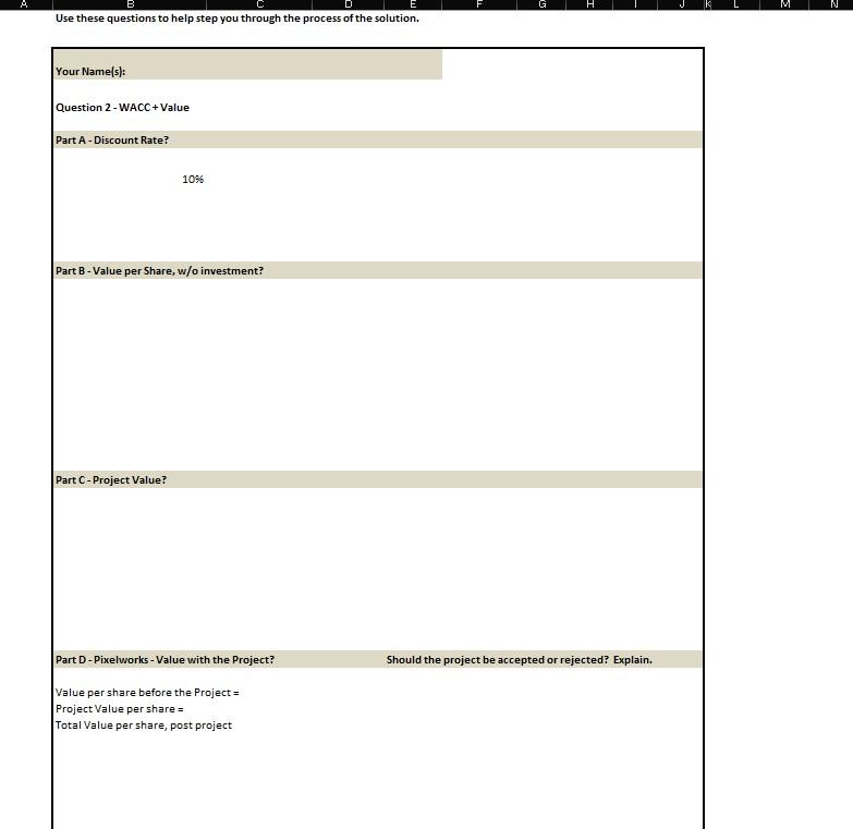 WACC + Value Pixelworks has been working on advanced media tracking technology,