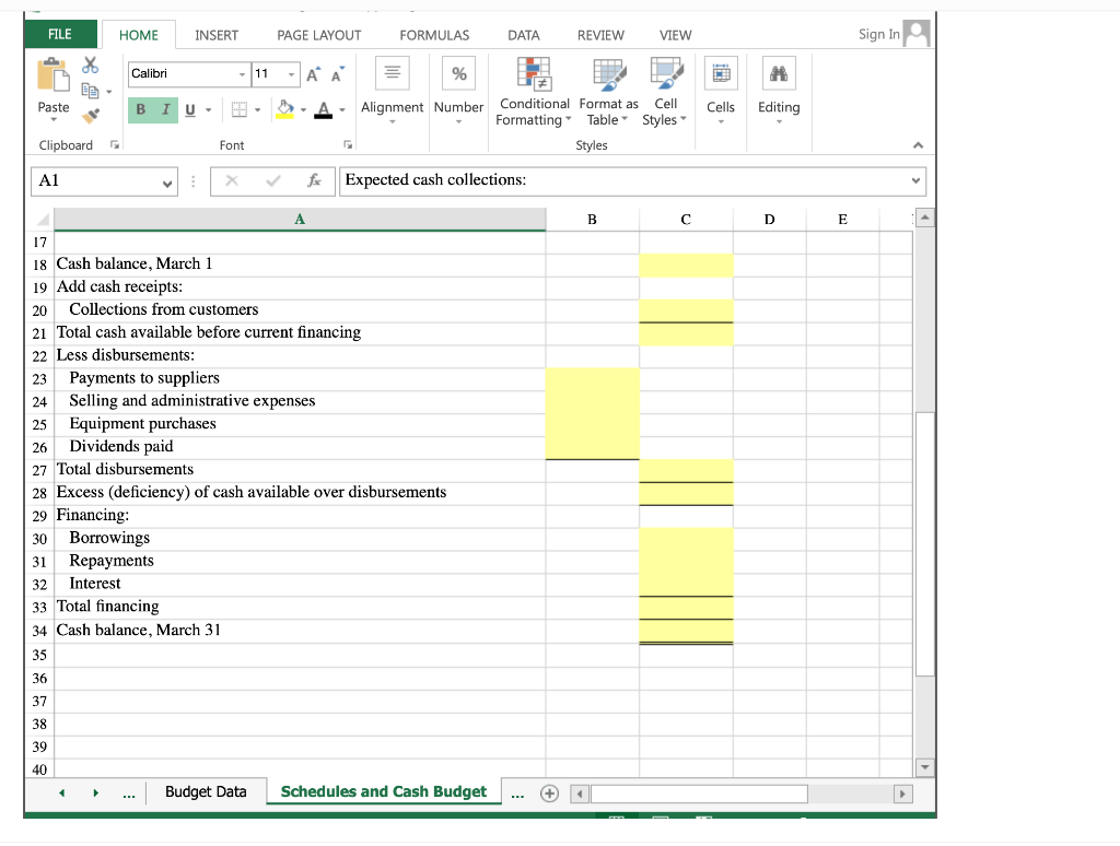 and the Excel functions described below to complete the task. Cell Reference: