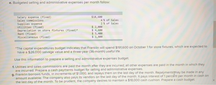 following information applies to the questions displayed below.) Franklin Company is a