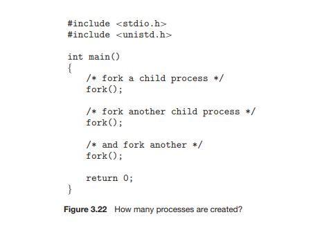 by the program shown in Figure 3.22? #include #include int main /*