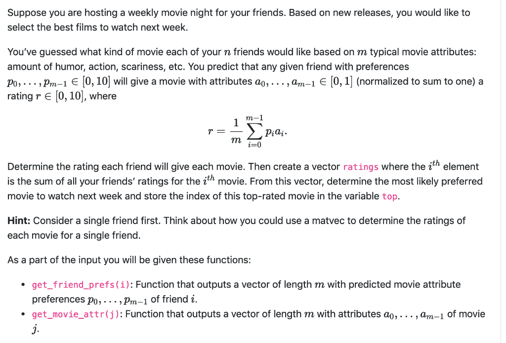 Predicting Movie Popularity python Suppose you are hosting a weekly movie night
