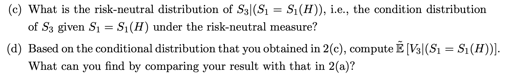 and d=1/2. The risk-free rate is 10% at each period. The payoff