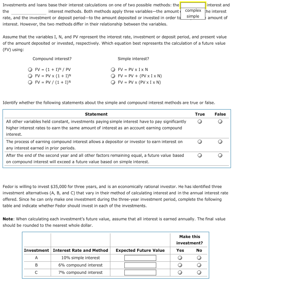 into future values is called This process requires knowledge of the values
