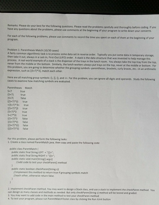 Please ensure to test for all test cases. Remarks: Please do