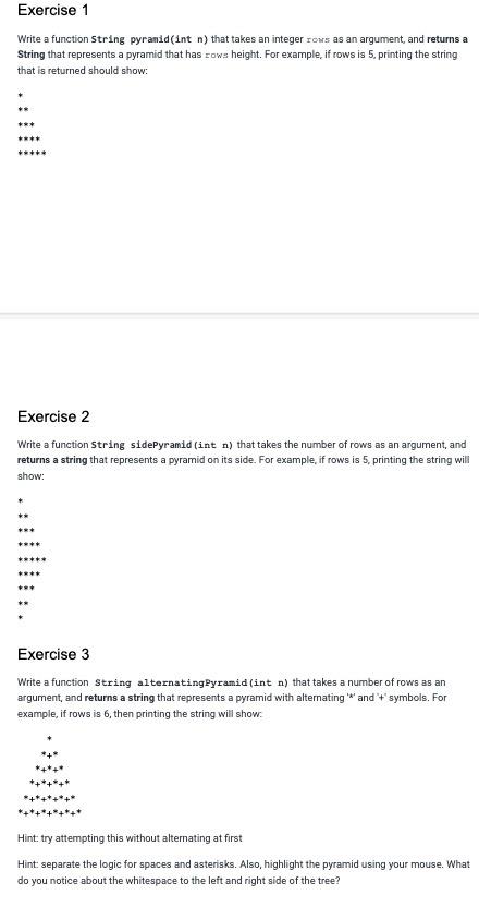 In JAVA plz write code on here import java.util.*; public class Pyramid