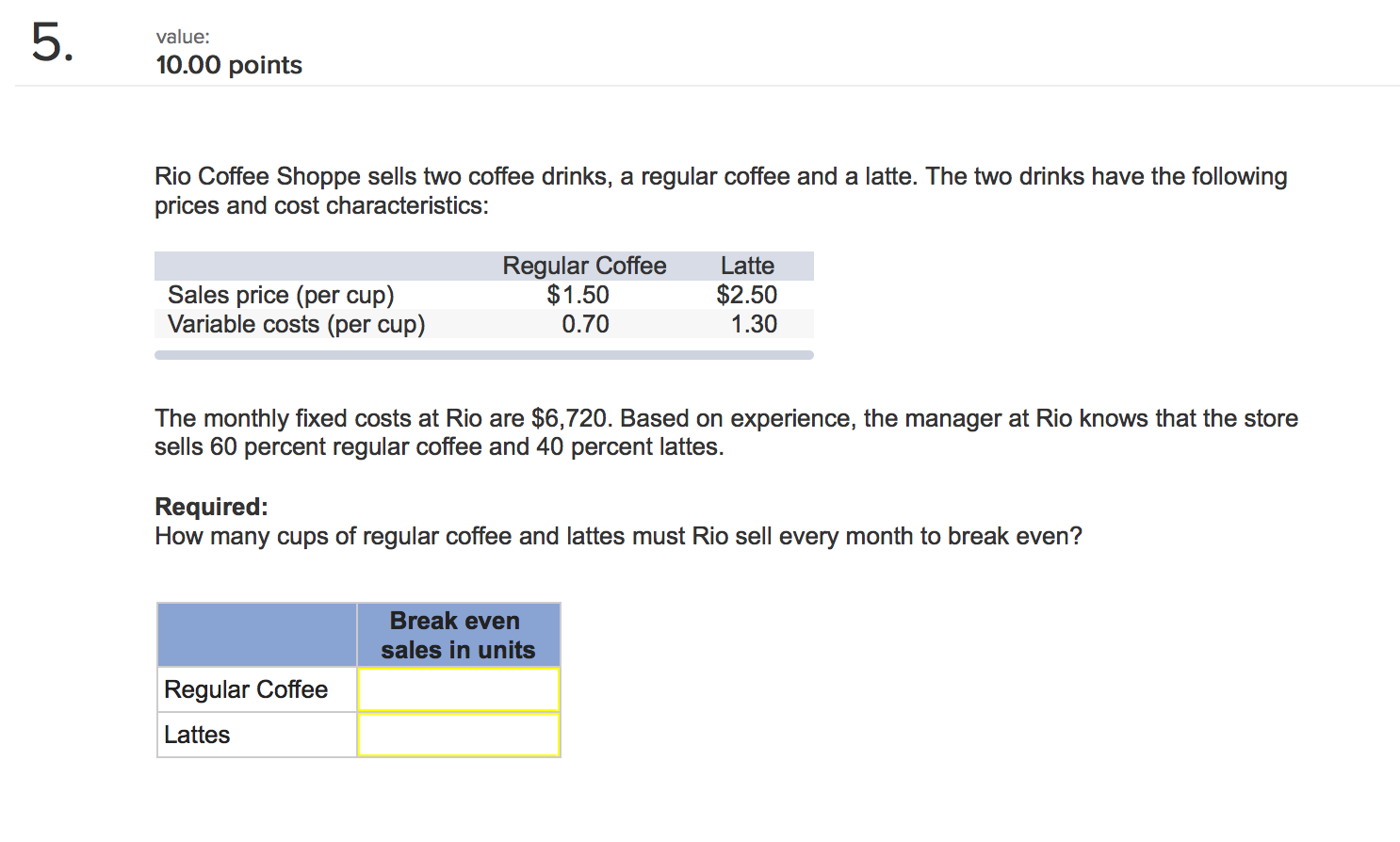 400,000 per month Assume that the company plans to sell 600,000 units