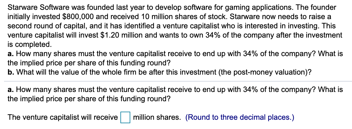  Starware Software was founded last year to develop software for gaming