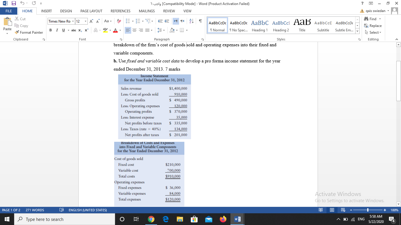 Failed) MAILINGS REVIEW VIEW FILE HOME INSERT DESIGN PAGE LAYOUT REFERENCES !