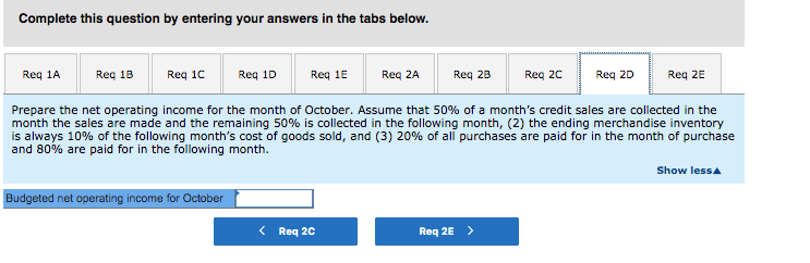 sales. Forty percent of a month's credit sales are collected in the