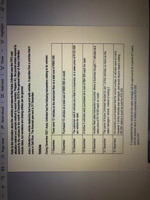 please help solve for this question 1 + e Page view A