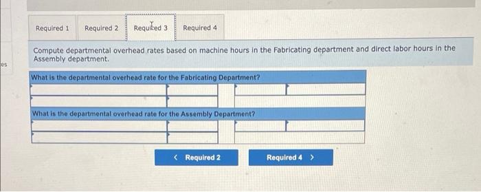 and direct labor hours (DLH). Assembly Fabricating $1,330,000 Overhead cost $ 480,000