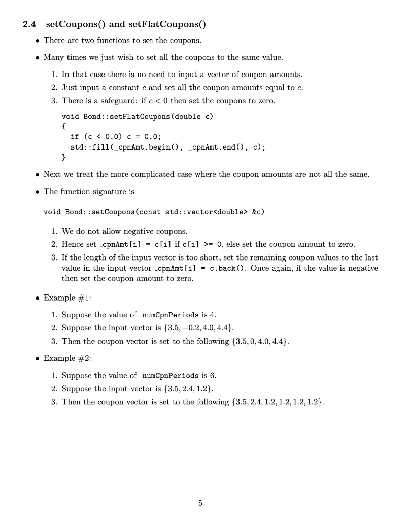 write a simplified bond class to calculate the fair value, Macaulay duration