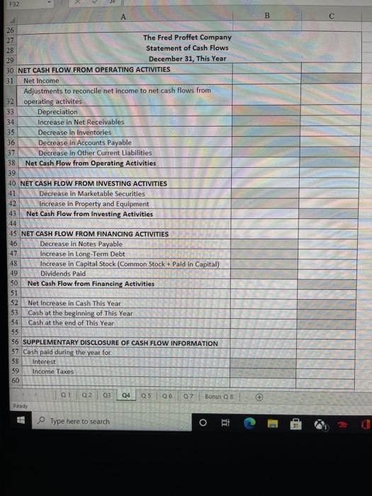 Income Statement and Statement of Retained Earnings for This Year, as well