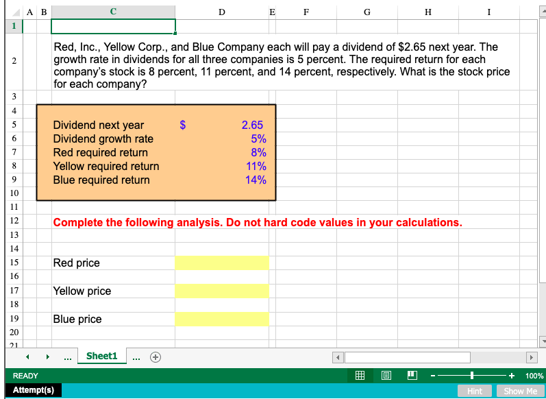 all answers must be entered as a formula. AB E F Red,