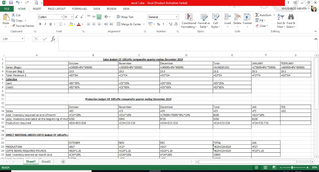 Can you answer 7 & 8 on excel & show work? thanks.
