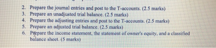 the business in exchange for capital. Purchased $10,800 of equipment paying cash.