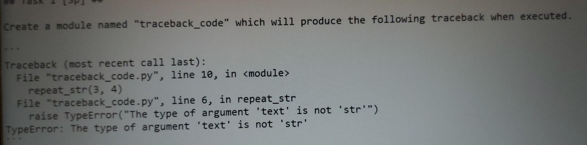 Kindly help me code this in python. Create a module named